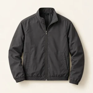 Everyday Zip Jacket in charcoal